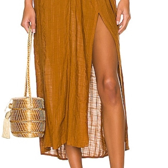 NWT L*SPACE Amber Down The Line Maxi Cover-Up Size Small - Picture 5 of 7